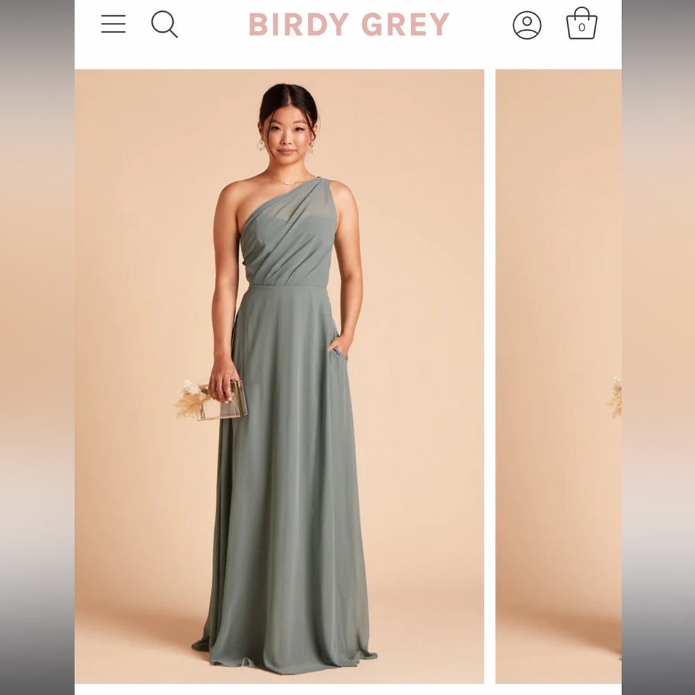 Birdy Grey Kira gown in Seaglass